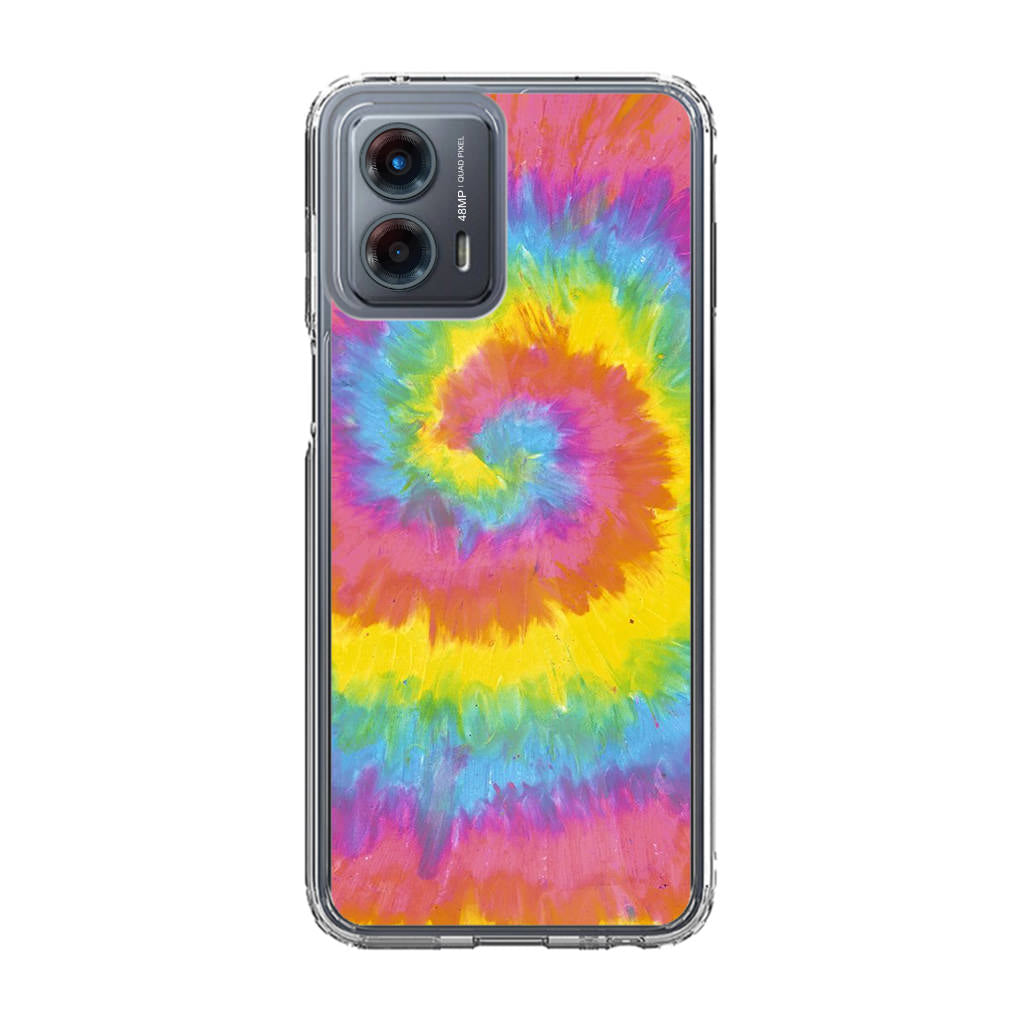 Pastel Rainbow Tie Dye Motorola Moto G 5G 2023 Case