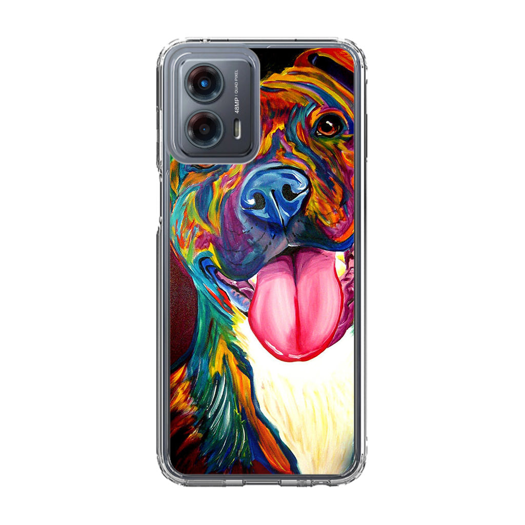 Pitbull Painting Art Motorola Moto G 5G 2023 Case