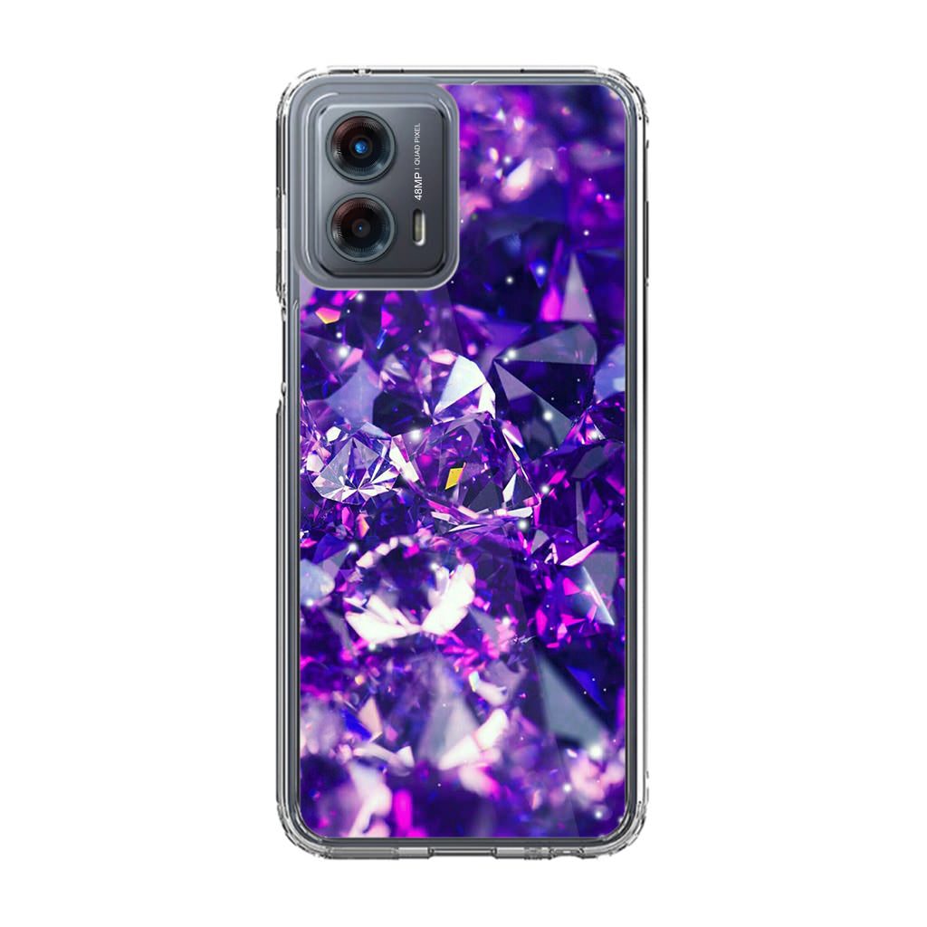 Purple Crystal Motorola Moto G 5G 2023 Case