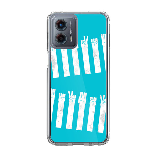 Rock–paper–scissors Zebra Crossing Motorola Moto G 5G 2023 Case