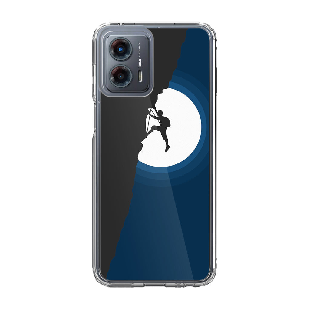 Silhouette of Climbers Motorola Moto G 5G 2023 Case