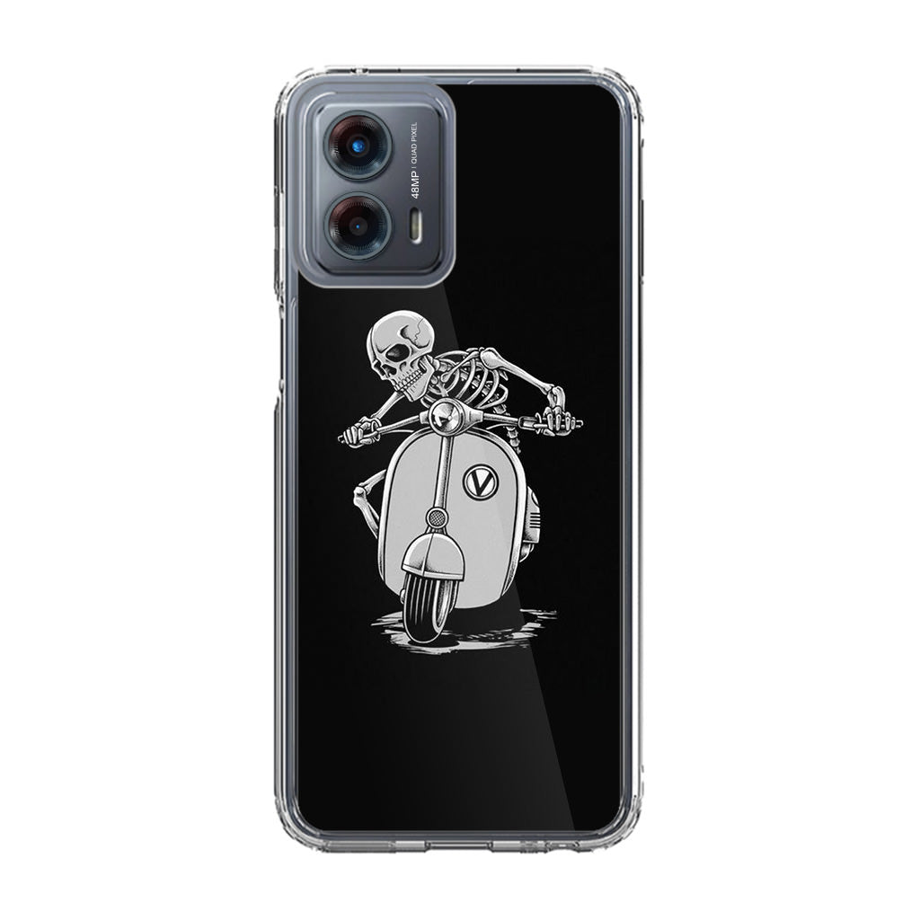 Skeleton Rides Scooter Motorola Moto G 5G 2023 Case