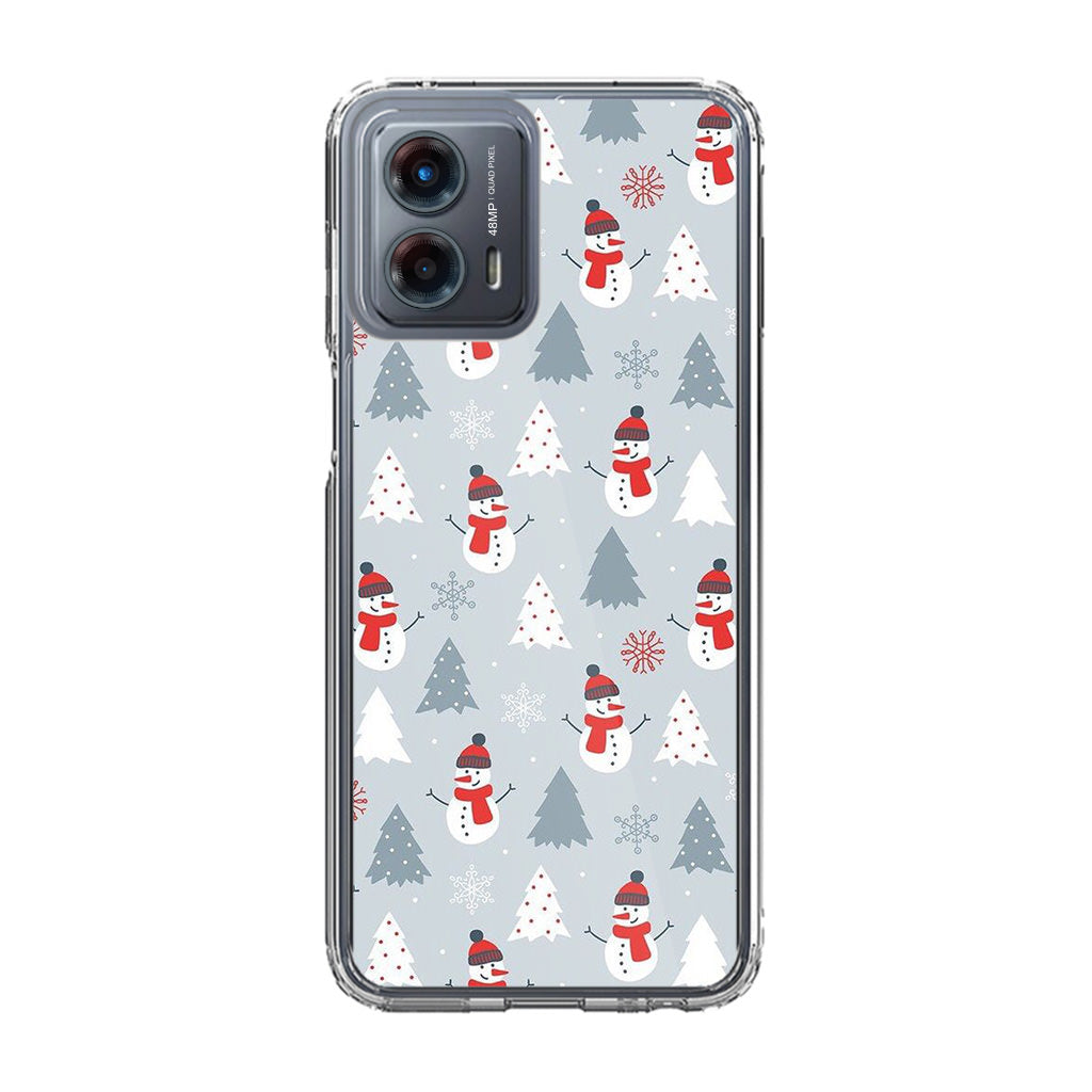 Snowmans Pattern Motorola Moto G 5G 2023 Case