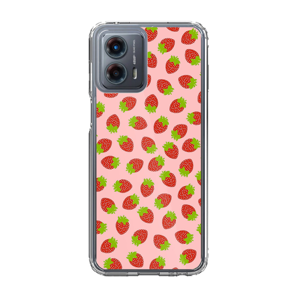 Strawberries Pattern Motorola Moto G 5G 2023 Case