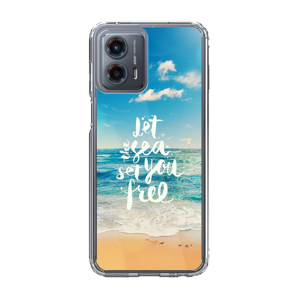 The Sea Set You Free Motorola Moto G 5G 2023 Case