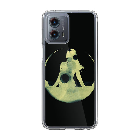 Tycho Costalbrake Dark Green Girl Motorola Moto G 5G 2023 Case