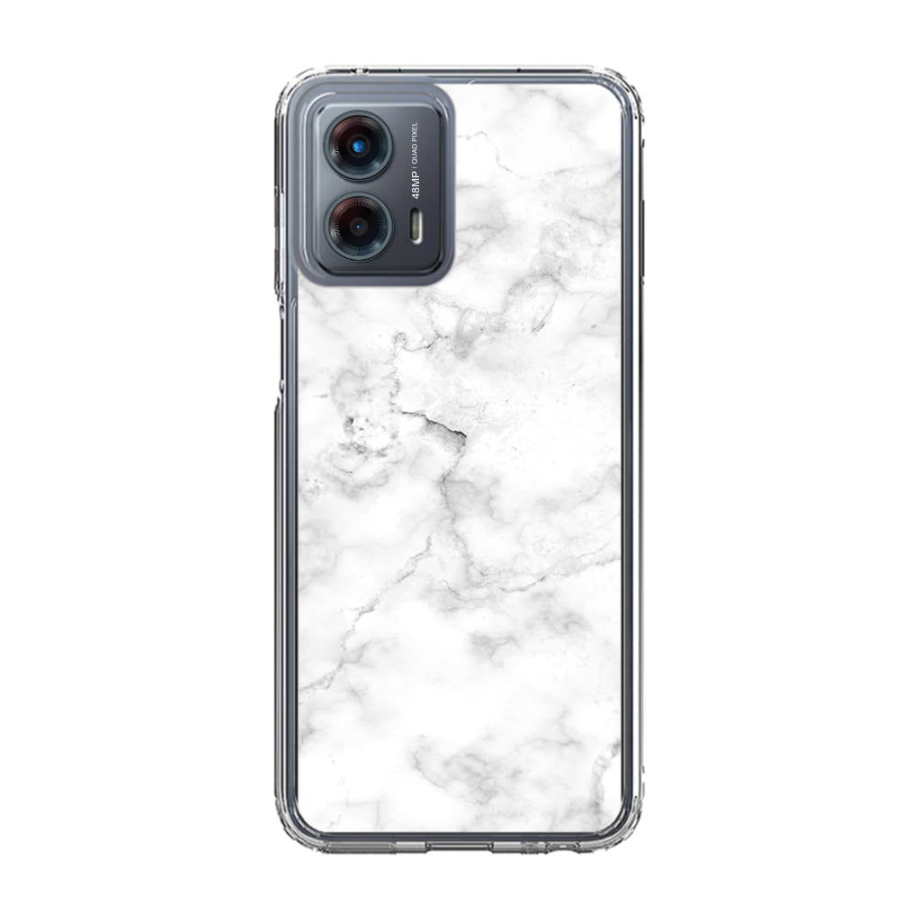 White Marble Motorola Moto G 5G 2023 Case