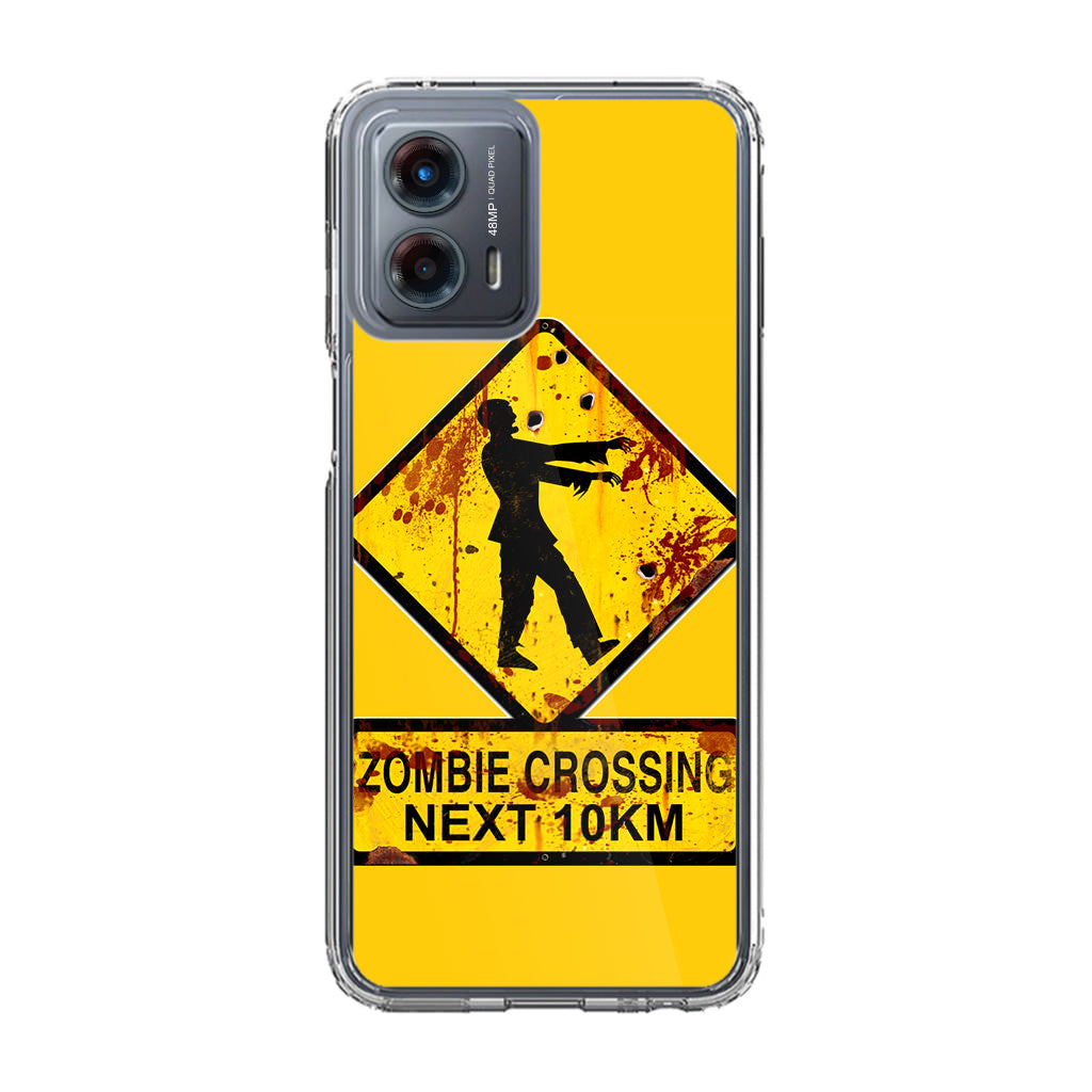 Zombie Crossing Sign Motorola Moto G 5G 2023 Case