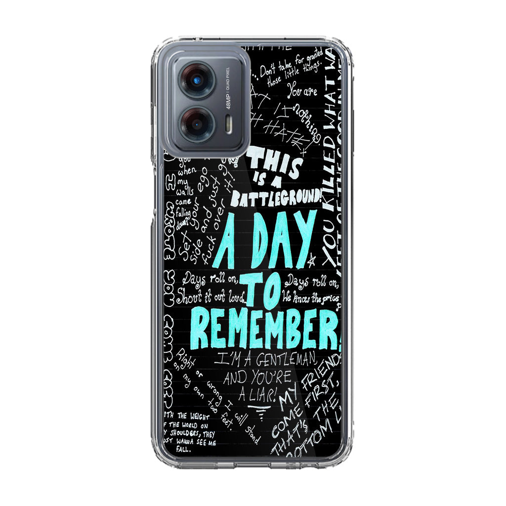 A Day To Remember Quote Motorola Moto G 5G 2023 Case