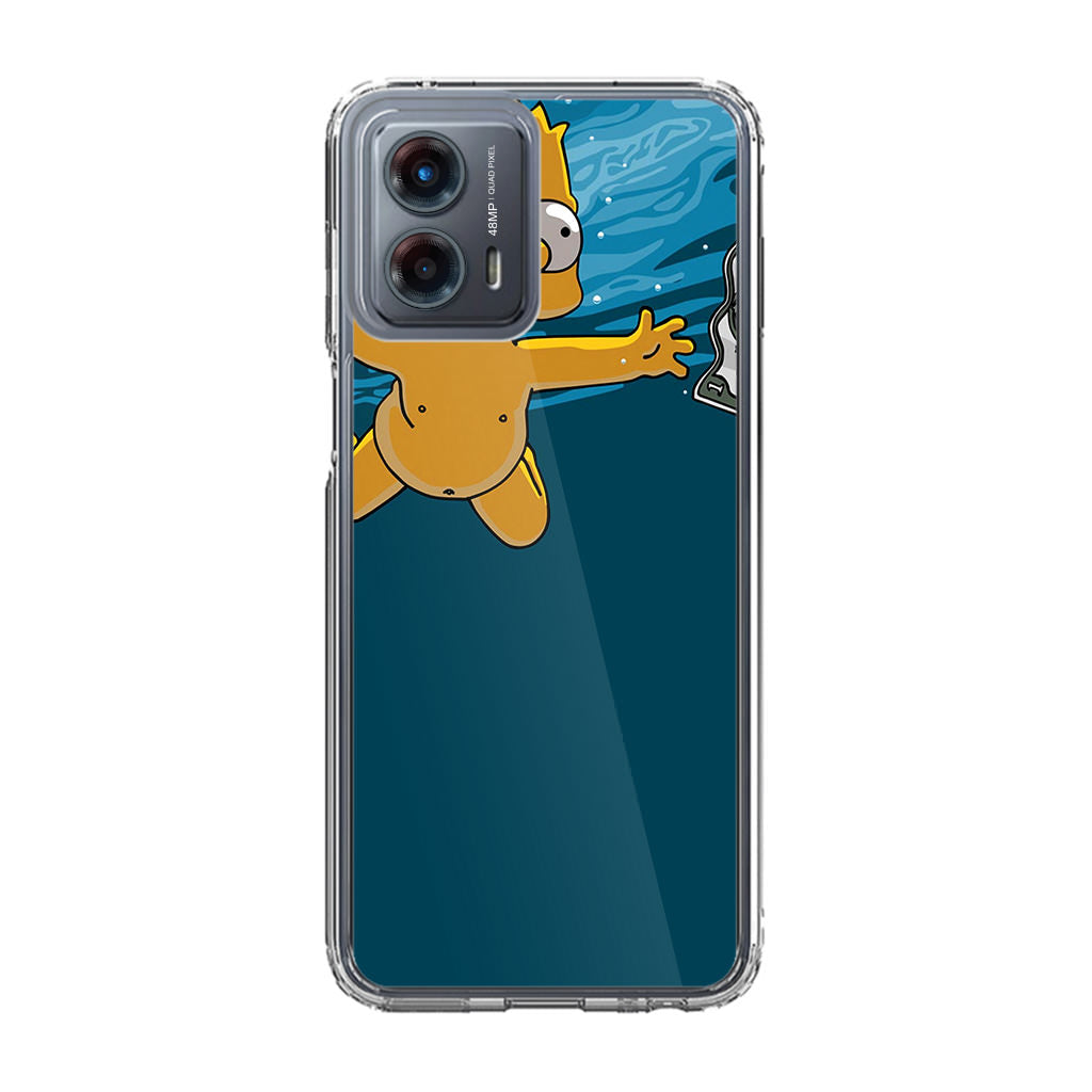 Bart Swimming For Money Motorola Moto G 5G 2023 Case