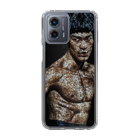 Bruce Lee Typograph Motorola Moto G 5G 2023 Case