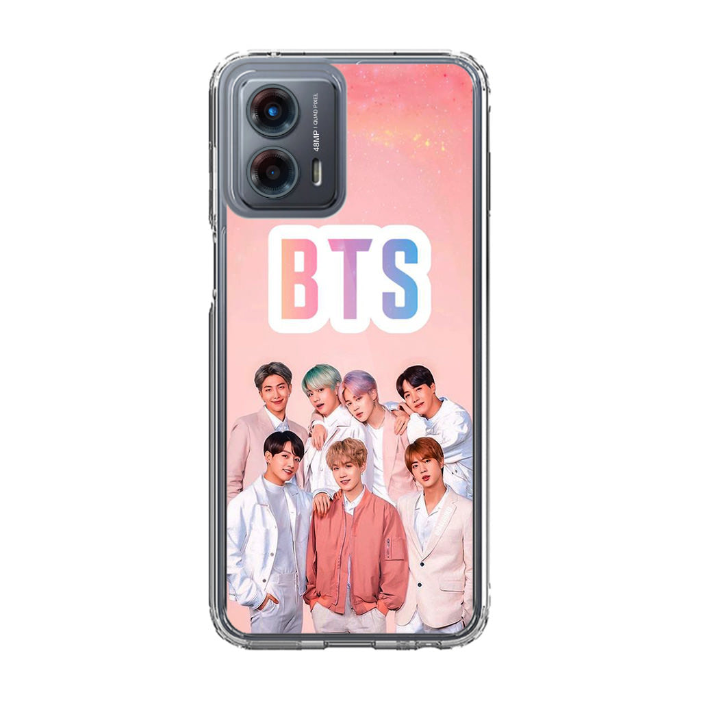 BTS Member in Pink Motorola Moto G 5G 2023 Case