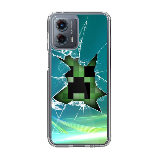 Creeper Glass Broken Green Motorola Moto G 5G 2023 Case