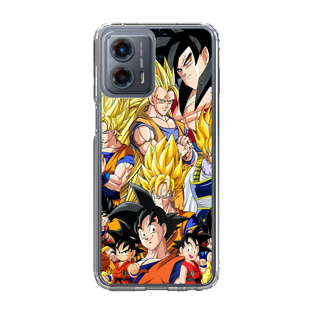 Dragon Ball Z Son Goku Transformation Motorola Moto G 5G 2023 Case