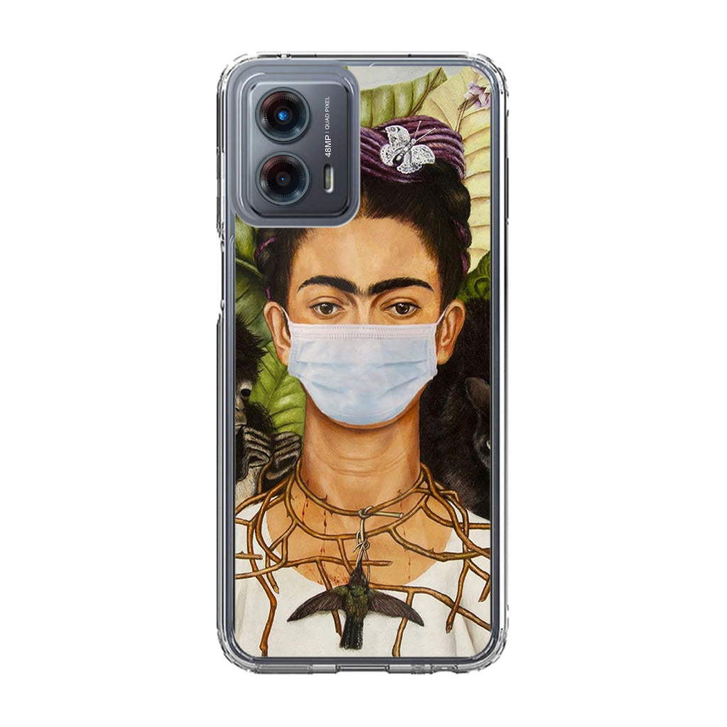 Frida Kahlo Wear Mask Motorola Moto G 5G 2023 Case