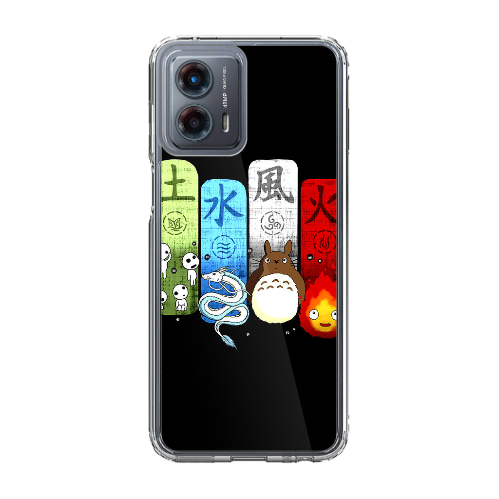 Ghibli Elemental Charms Motorola Moto G 5G 2023 Case