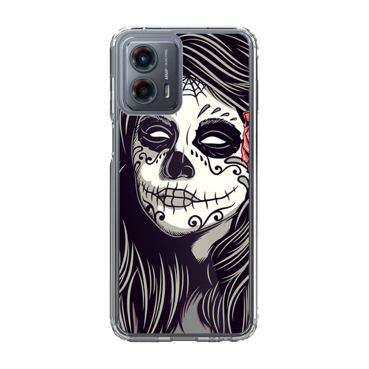 Girl Skull Flower Motorola Moto G 5G 2023 Case