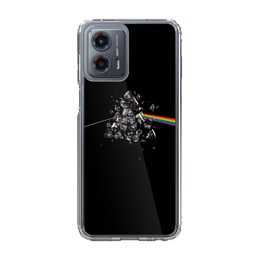 Glass Broken Light Refraction Motorola Moto G 5G 2023 Case