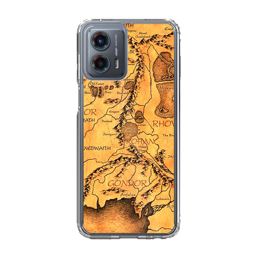 Middle Earth Map Hobbit Motorola Moto G 5G 2023 Case