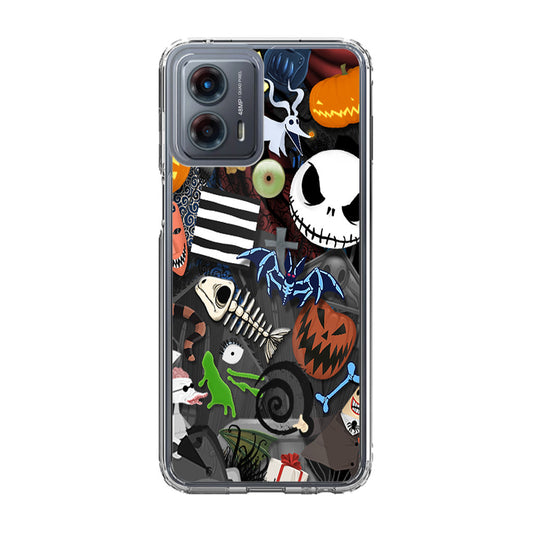 Nightmare Before Chrismast Collage Motorola Moto G 5G 2023 Case