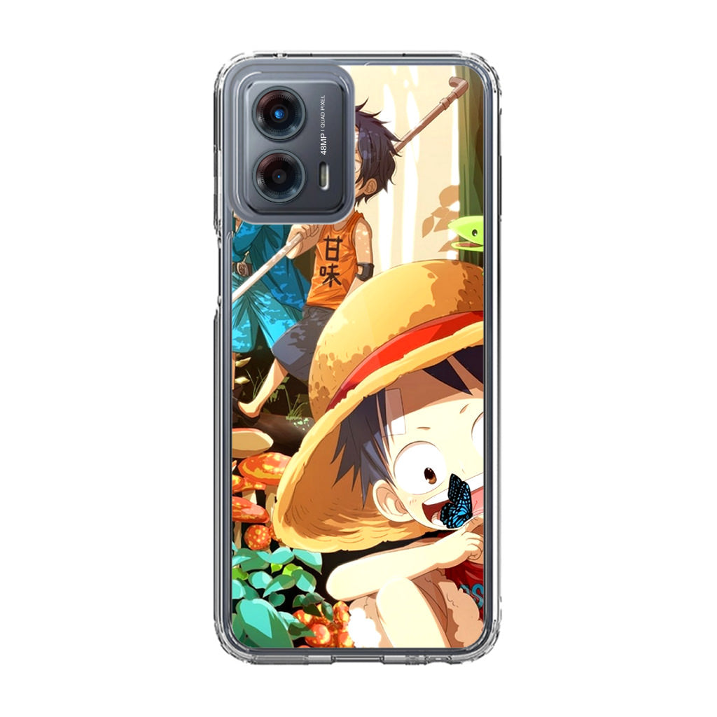 One Piece Little Sabo Ace Luffy Cute Motorola Moto G 5G 2023 Case