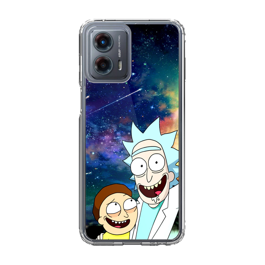 Rick And Morty In The Space Motorola Moto G 5G 2023 Case