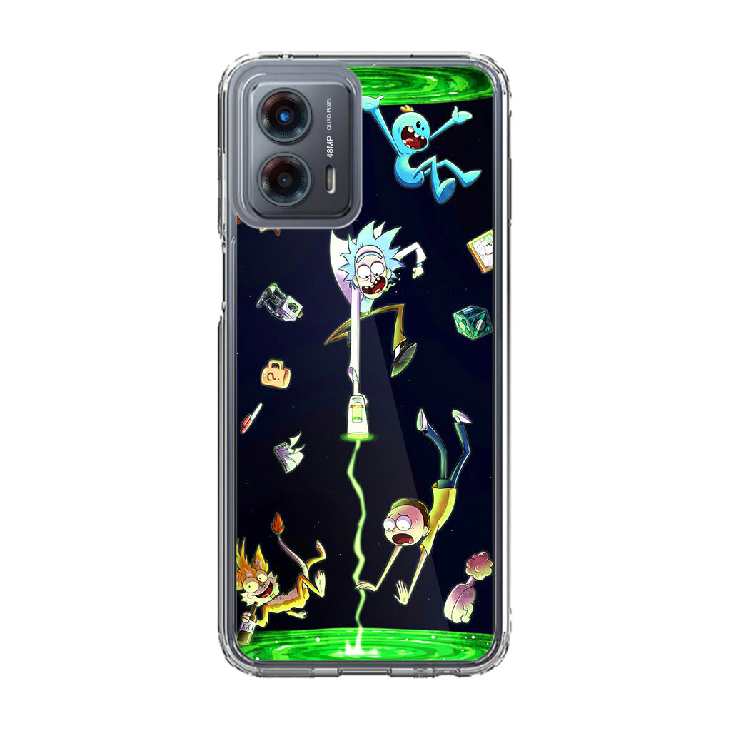 Rick And Morty Portal Fall Motorola Moto G 5G 2023 Case