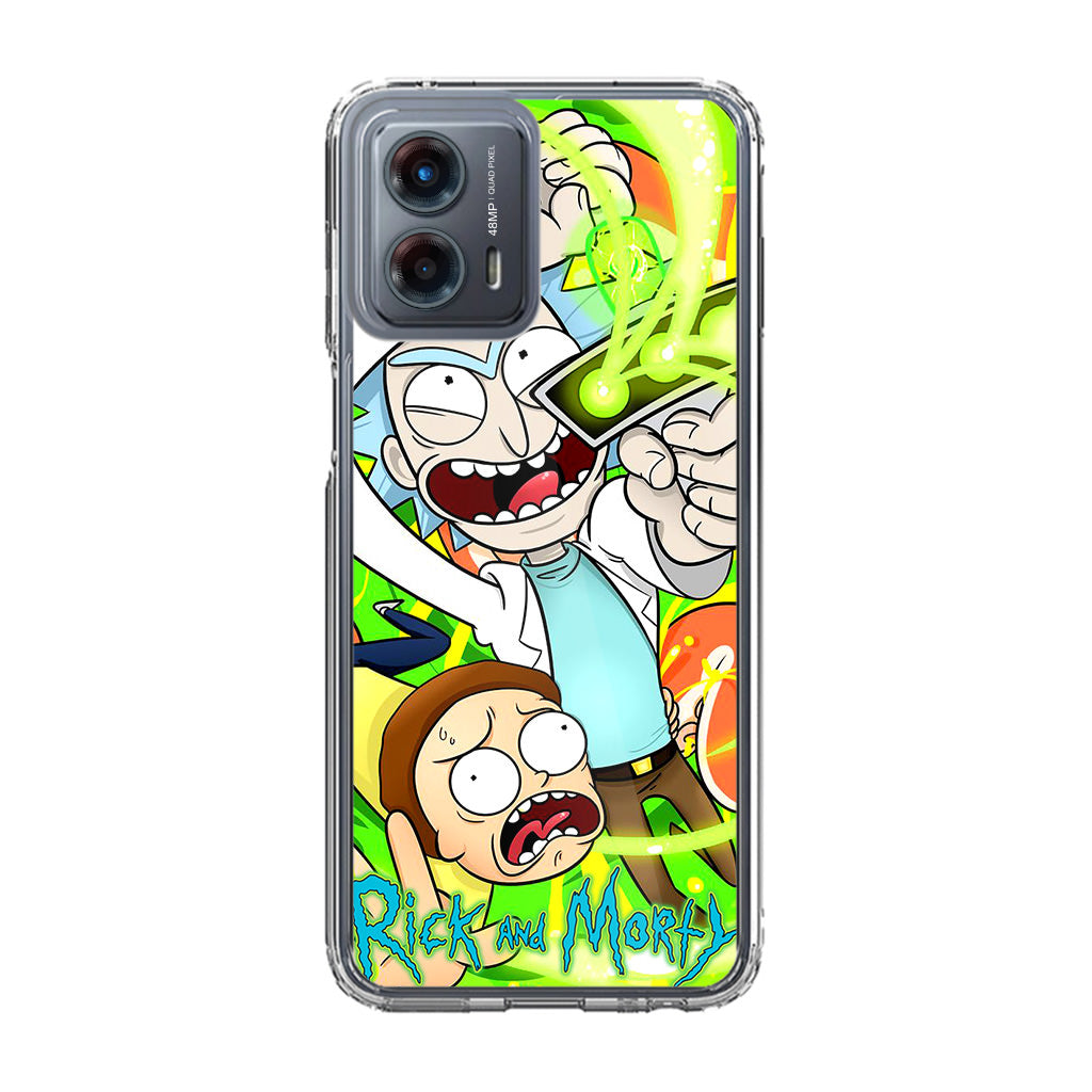 Rick And Morty Shoot Portal Gun Motorola Moto G 5G 2023 Case