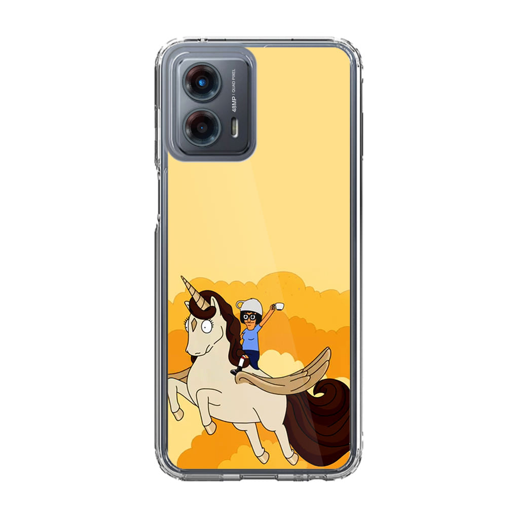 Tina Belcher And Unicorn Motorola Moto G 5G 2023 Case