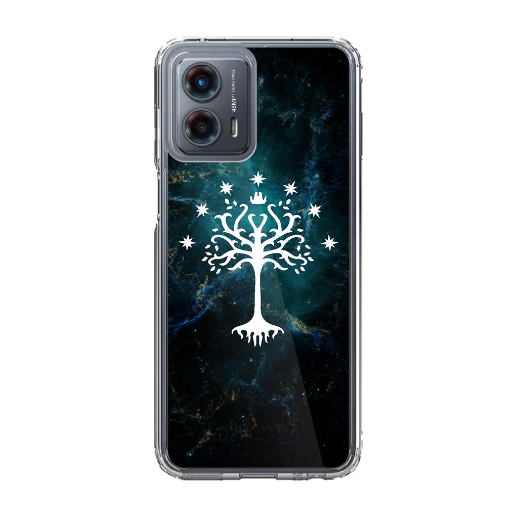 White Tree Of Gondor In Space Nebula Motorola Moto G 5G 2023 Case