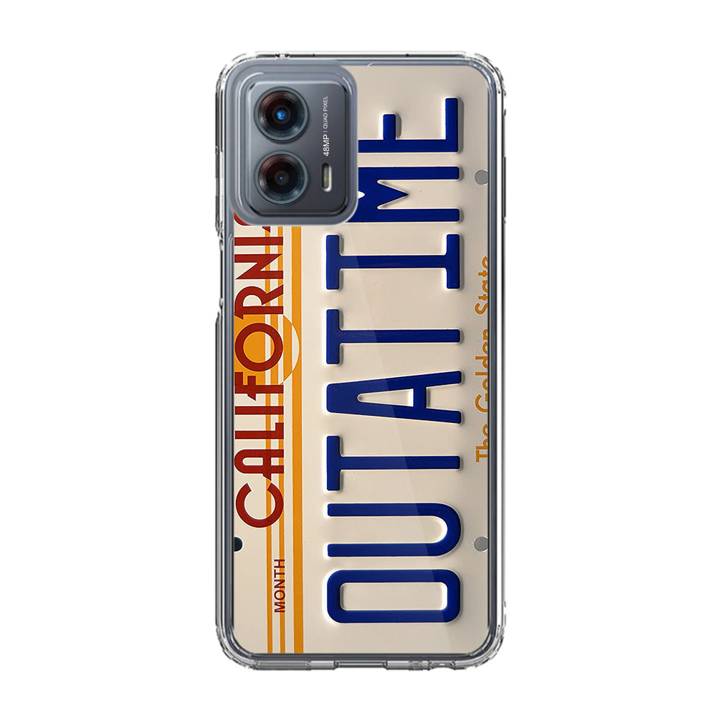 Back to the Future License Plate Outatime Motorola Moto G 5G 2023 Case