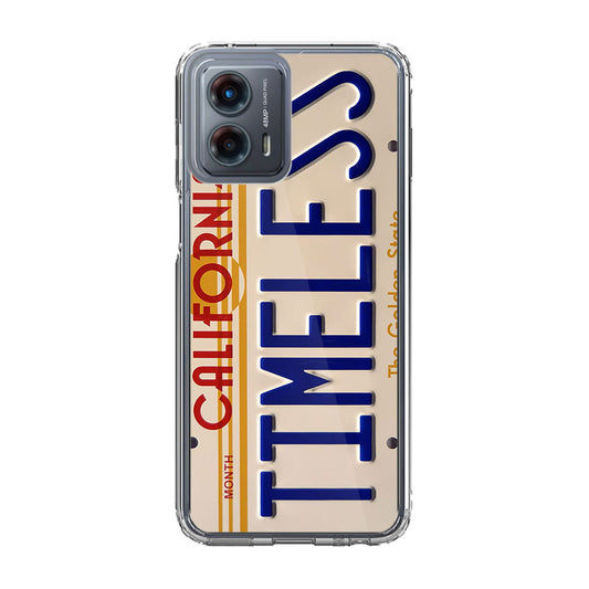 Back to the Future License Plate Timeless Motorola Moto G 5G 2023 Case