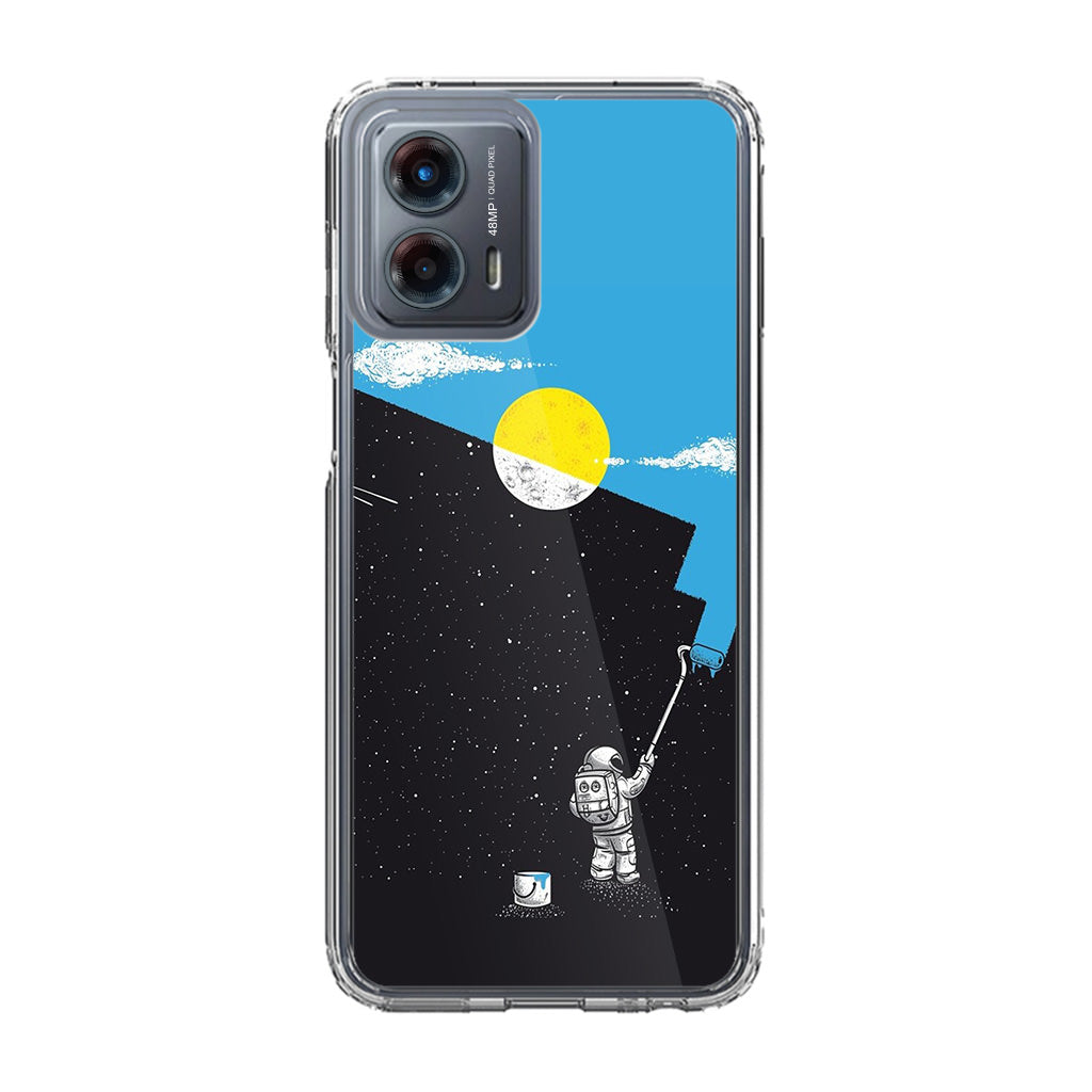 Space Paiting Day Motorola Moto G 5G 2023 Case