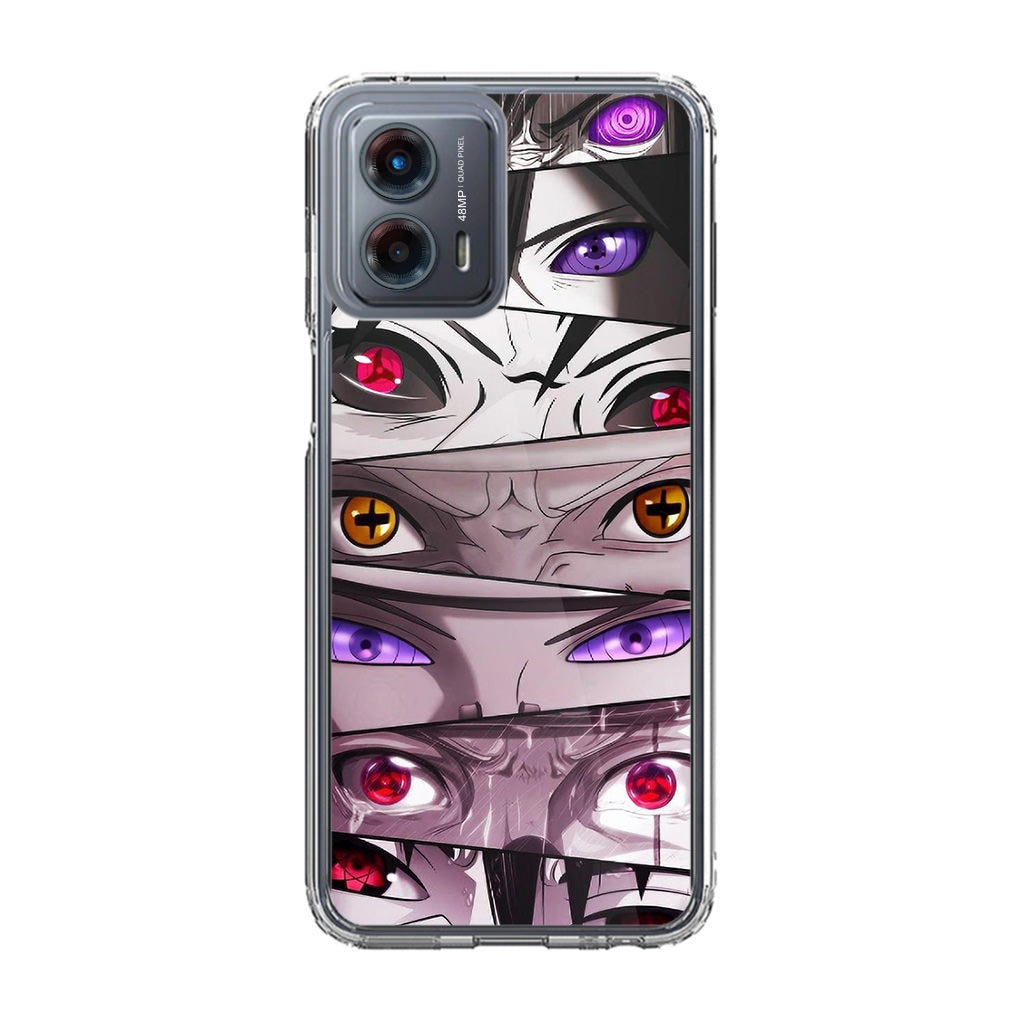 The Powerful Eyes on Naruto Motorola Moto G 5G 2023 Case