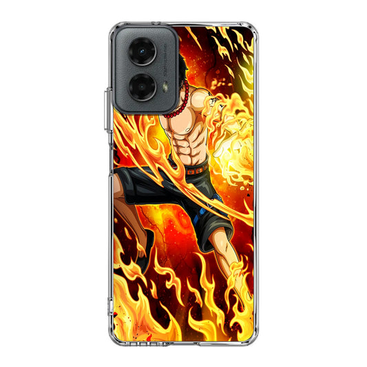 Ace Fire Fist Motorola Moto G 5G 2024 Case