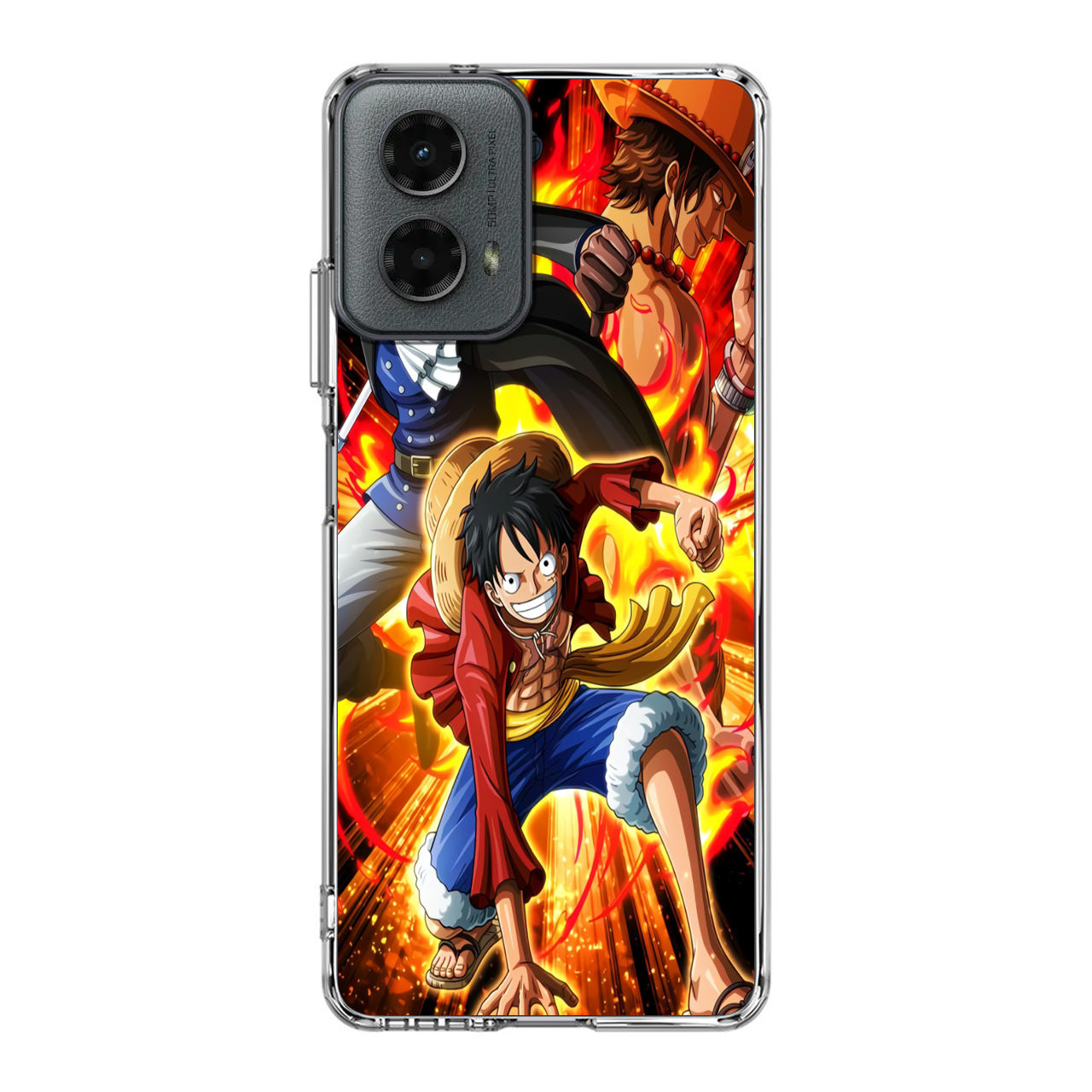 Ace Sabo Luffy Brotherhood Motorola Moto G 5G 2024 Case
