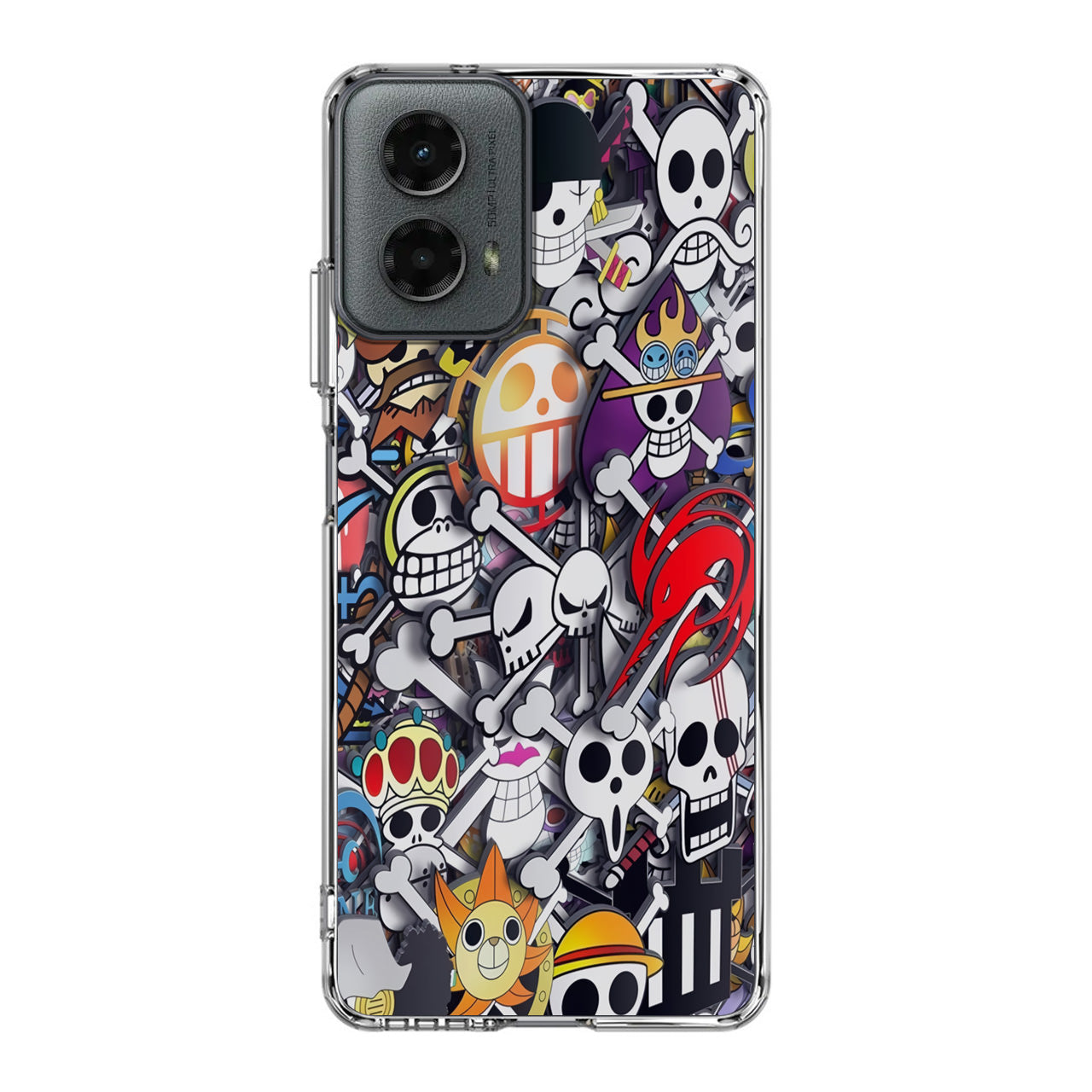 All Pirate Symbols One Piece Motorola Moto G 5G 2024 Case