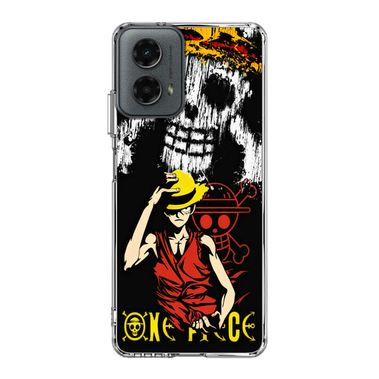 Monkey D Luffy Paint Art Motorola Moto G 5G 2024 Case