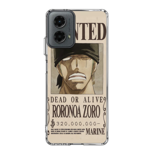 Roronoa Zoro Bounty Motorola Moto G 5G 2024 Case