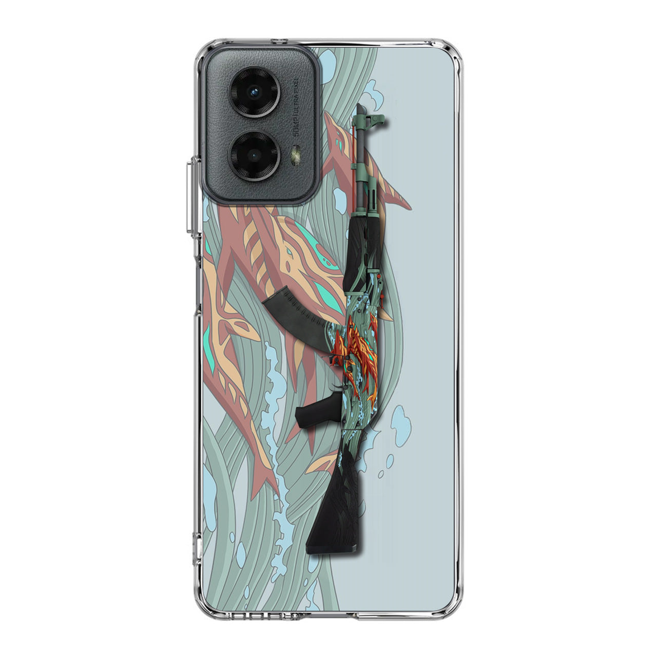 AK-47 Aquamarine Revenge Motorola Moto G 5G 2024 Case
