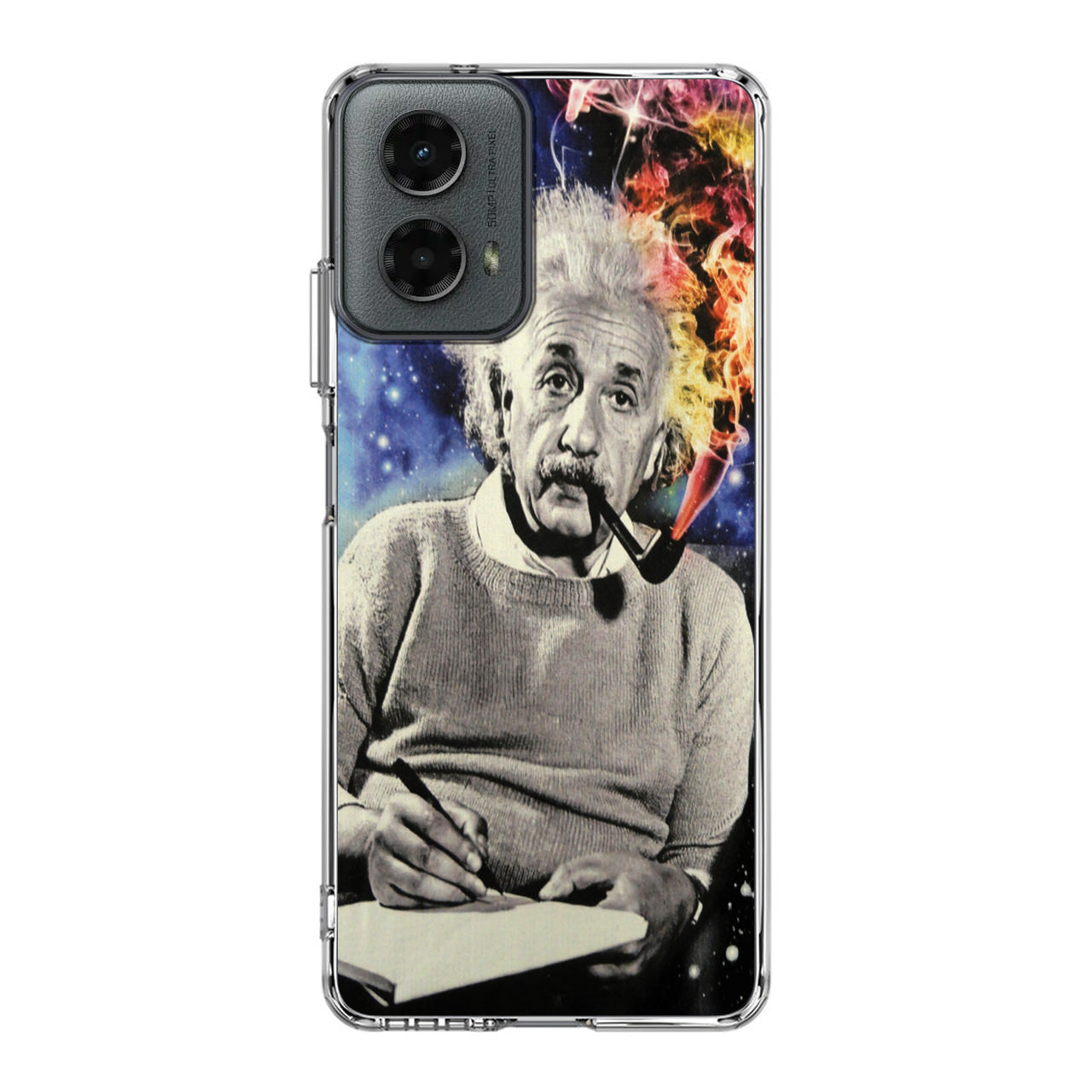 Albert Einstein Smoking Motorola Moto G 5G 2024 Case