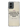 Albus Dumbledore Quote Motorola Moto G 5G 2024 Case