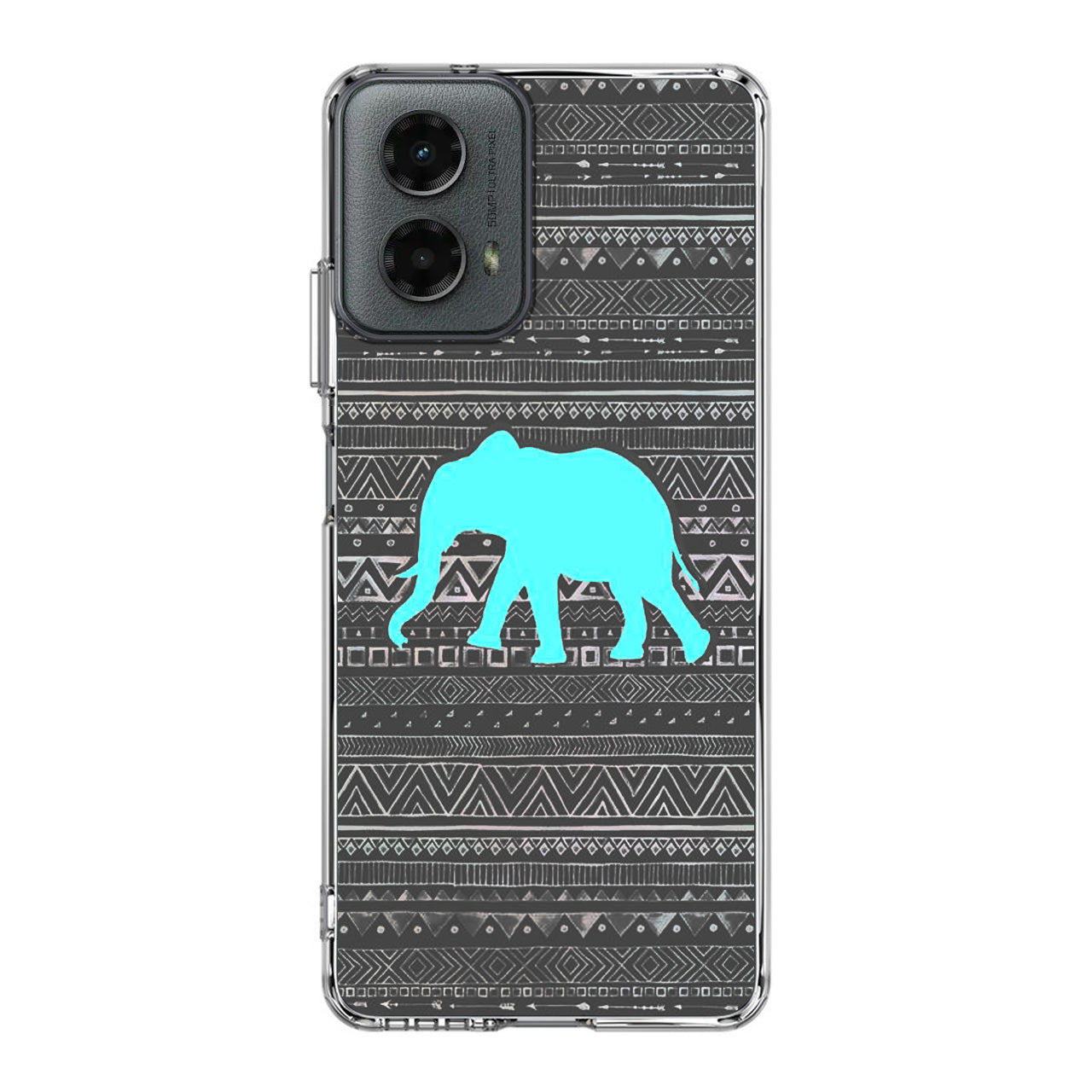 Aztec Elephant Turquoise Motorola Moto G 5G 2024 Case