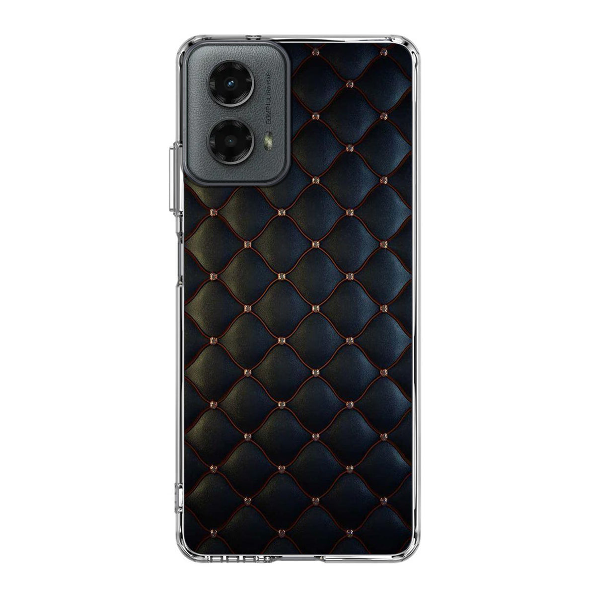 Black Royal Pattern Motorola Moto G 5G 2024 Case