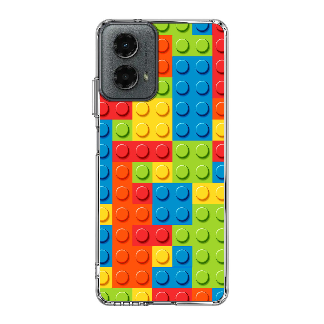 Blocks Rainbow Pattern Motorola Moto G 5G 2024 Case