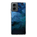 Blue Abstract Art Motorola Moto G 5G 2024 Case