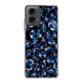 Blue Diamonds Pattern Motorola Moto G 5G 2024 Case