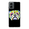 Colorful Bulldog Art Motorola Moto G 5G 2024 Case