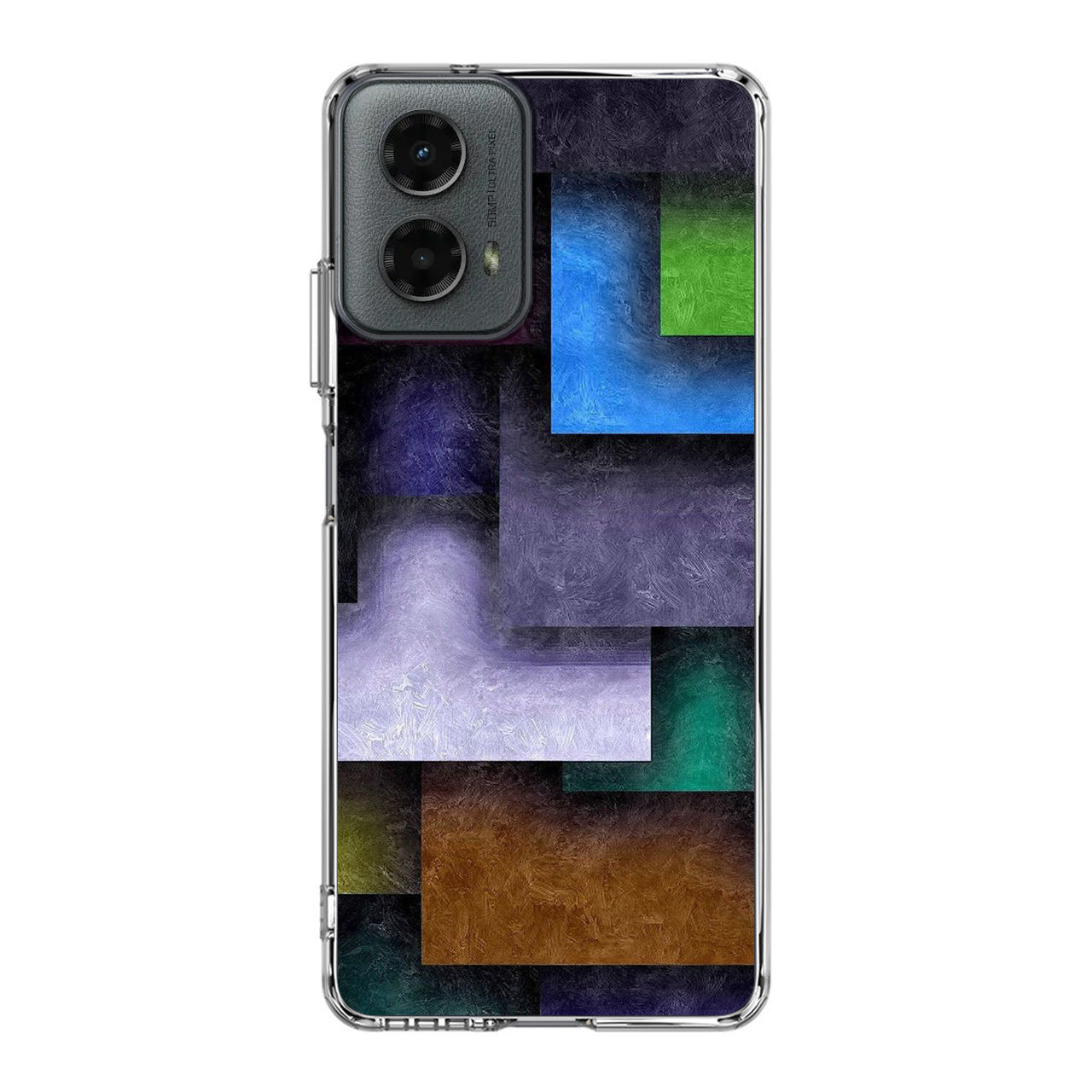 Colorful Rectangel Art Motorola Moto G 5G 2024 Case