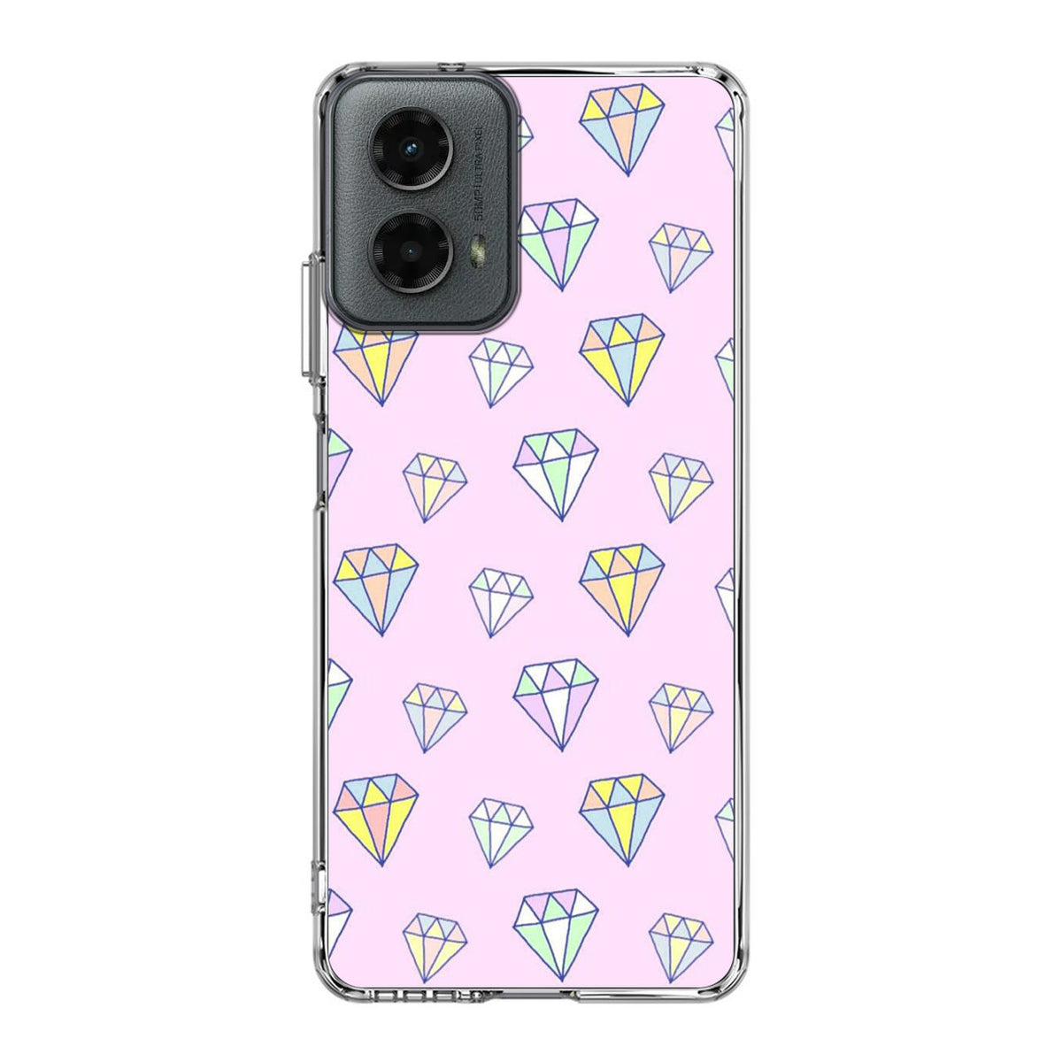 Diamonds Pattern Motorola Moto G 5G 2024 Case